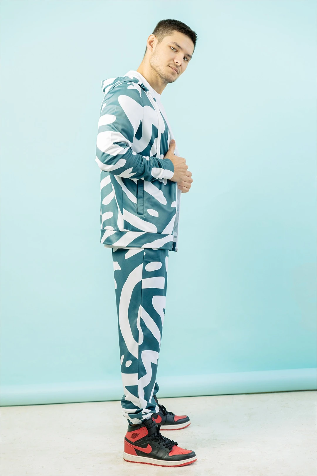 Балахон Ронни унисекс из футера с полной запечаткой#2