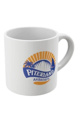 Купить кружку кофейную с полной запечаткой "Аквапарк Piterland"