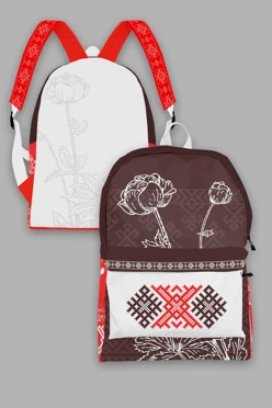 Купить рюкзак Венди с жестким каркасом 30х40х12 см, с принтом "Welcome"