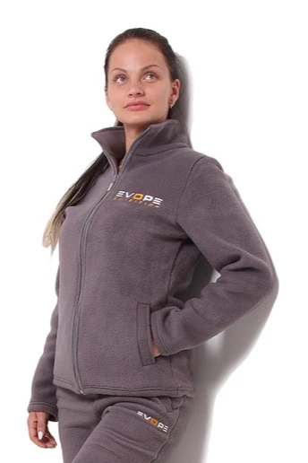 Толстовка Харисон флисовая без капюшона женская, однотонная#5