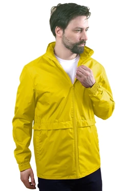 Купить ветровку Коди унисекс, однотонную желтую