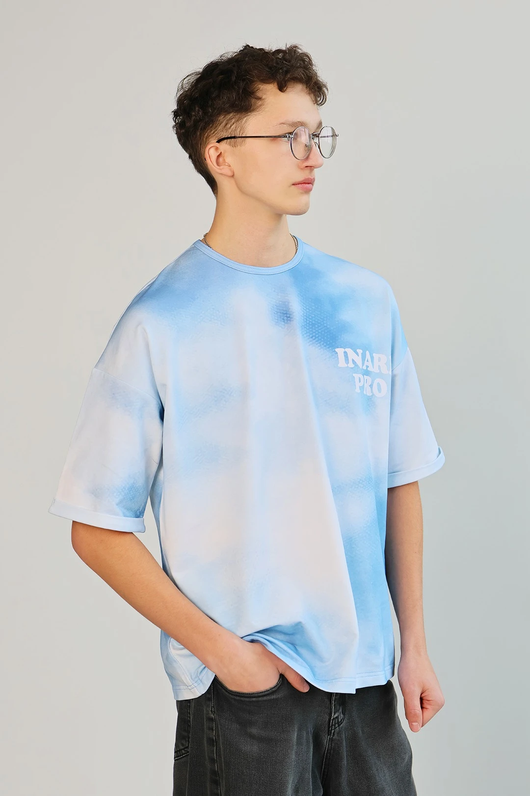 Футболка Бен оверсайз унисекс из футера с полной запечаткой "Inari.pro "#2 Футболка Бен оверсайз унисекс из футера с полной запечаткой "Inari.pro "#2