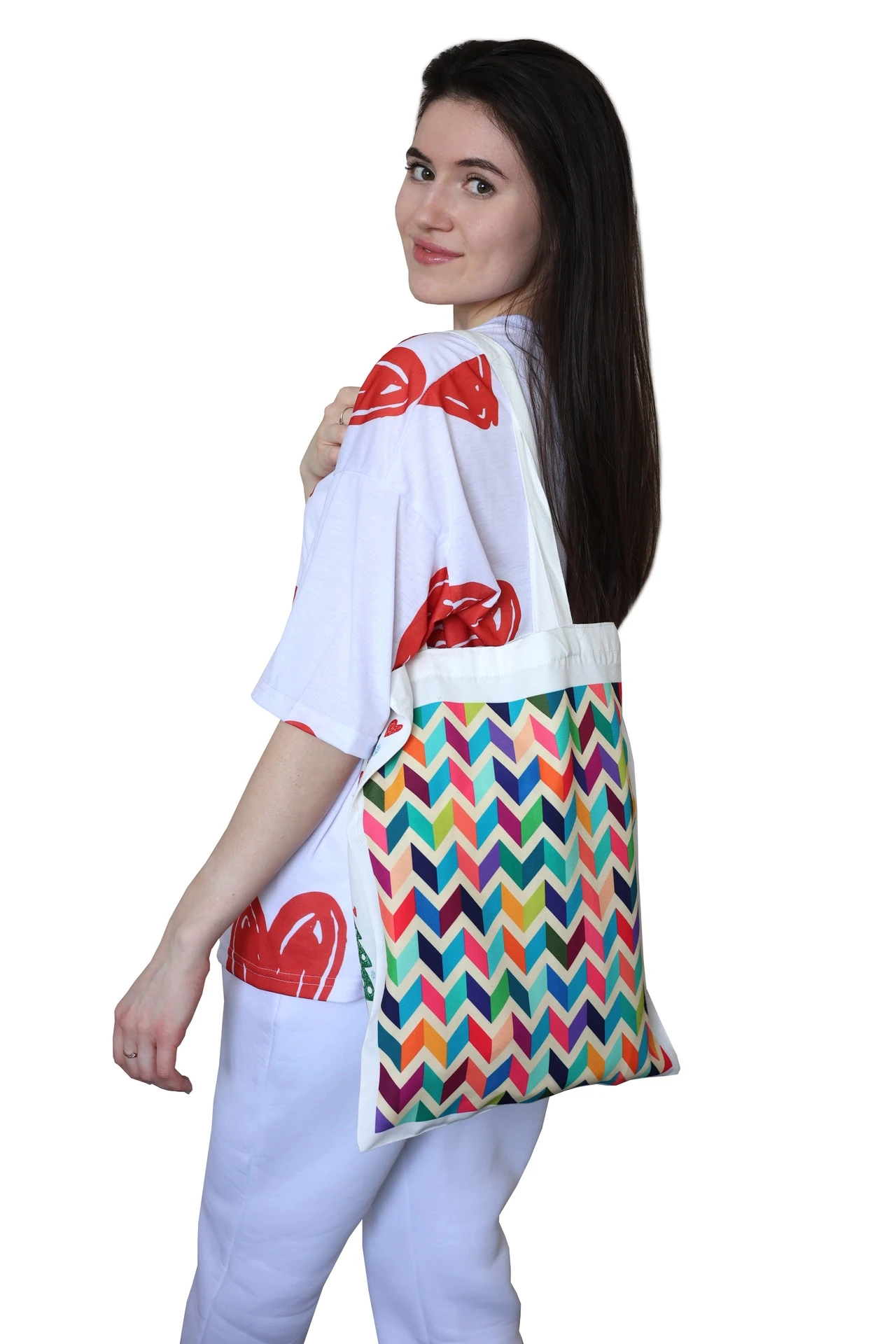 Сумка Румми из канваса однотонная#1