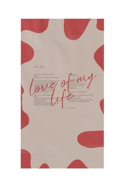 Купить полотенце махровое 50х90 cм (Ituma) c принтом "Valentine's Day"