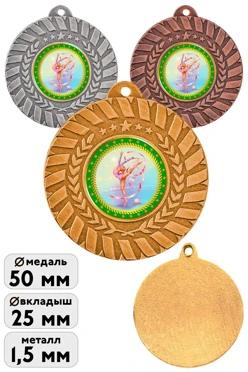 Купить Медаль МК278 50мм с шильдом 25мм