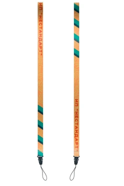 Купить ленту для бейджа репс ширина 1,5 см, с фастексом, с печатью "Нестандарт"