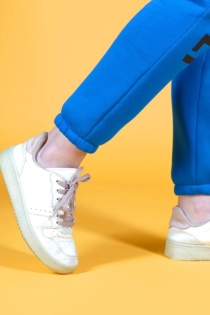 Брюки Хит из футера женские, однотонные "Yourself"#4