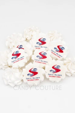 Меренга с логотипом