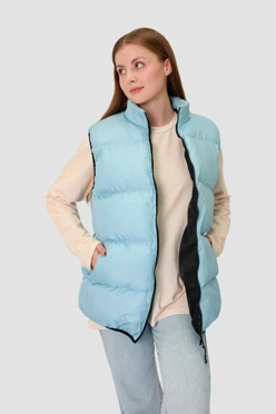 Жилет Дейтон на синтепоне со стежкой унисекс, однотонный#1