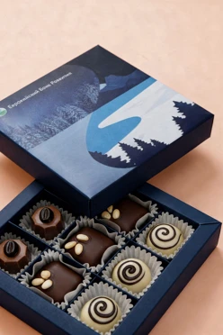 Набор без окрашивания на 9 конфет#1