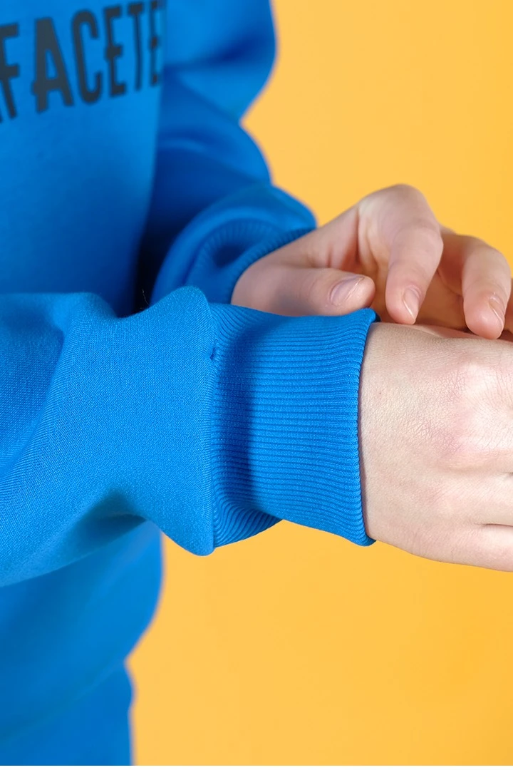 Худи Кинг из футера унисекс, однотонная голубая "Life is"#3 Худи Кинг из футера унисекс, однотонная голубая "Life is"#3