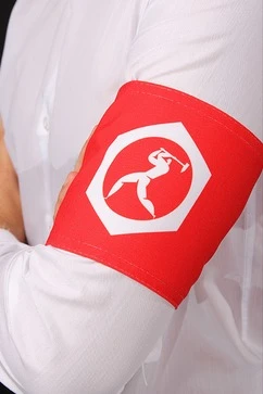 Повязка нарукавная 10х15 см однослойная, с полной запечаткой#1 Повязка нарукавная 10х15 см однослойная, с полной запечаткой#1