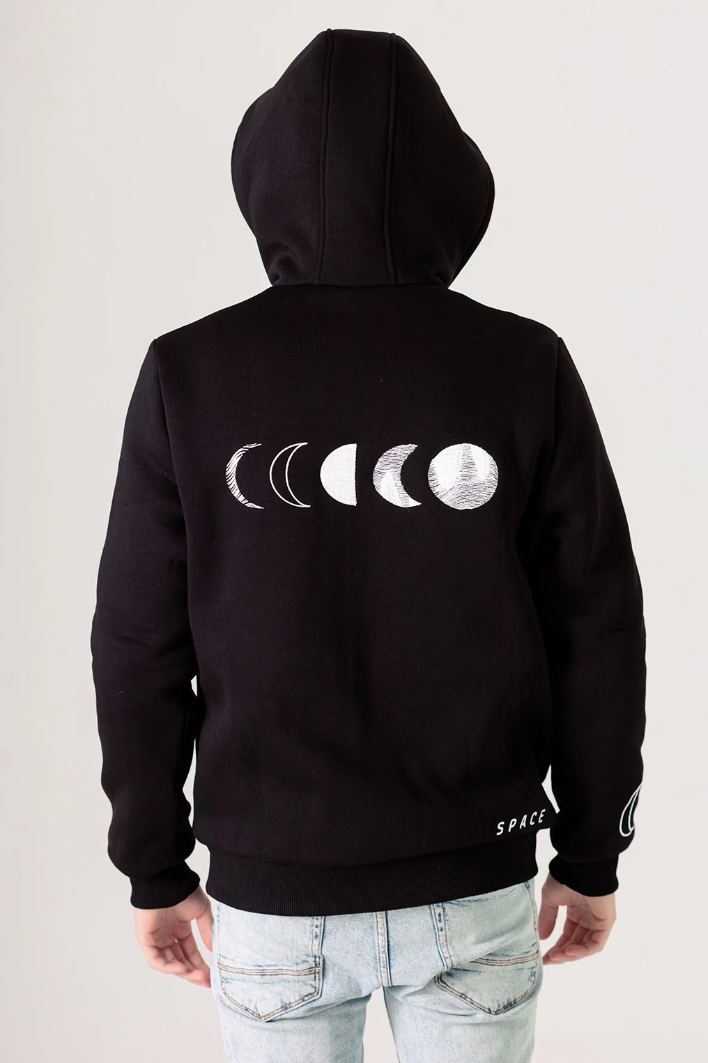 Балахон Джеймс из футера на флисе унисекс, однотонный "Space"#3 Балахон Джеймс из футера на флисе унисекс, однотонный "Space"#3