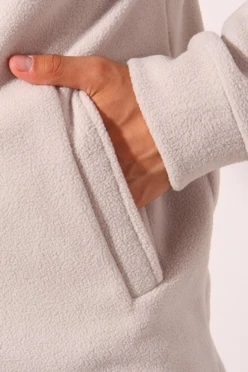 Толстовка Харисон флисовая без капюшона унисекс, однотонная#3