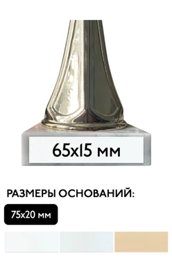 Купить шильд прямоугольный 60х15мм