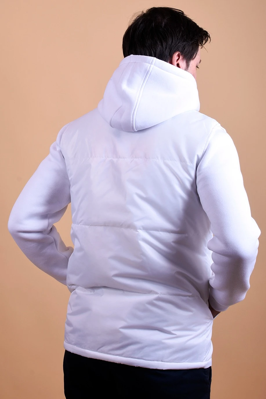 Жилет Оливер на синтепоне со стежкой унисекс, однотонный "Texas Hunter"#3