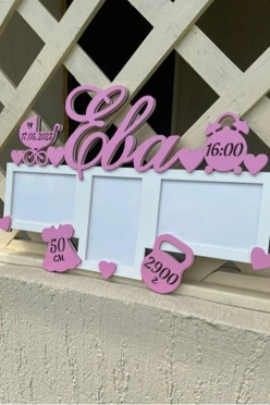 Рамка-метрика из дерева, под фото 3 фото размером 10х15 см