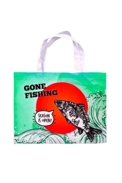 Купить сумку Лайт "Pavlin" 40х30 см, печать с одной стороны "Gone Fishing"