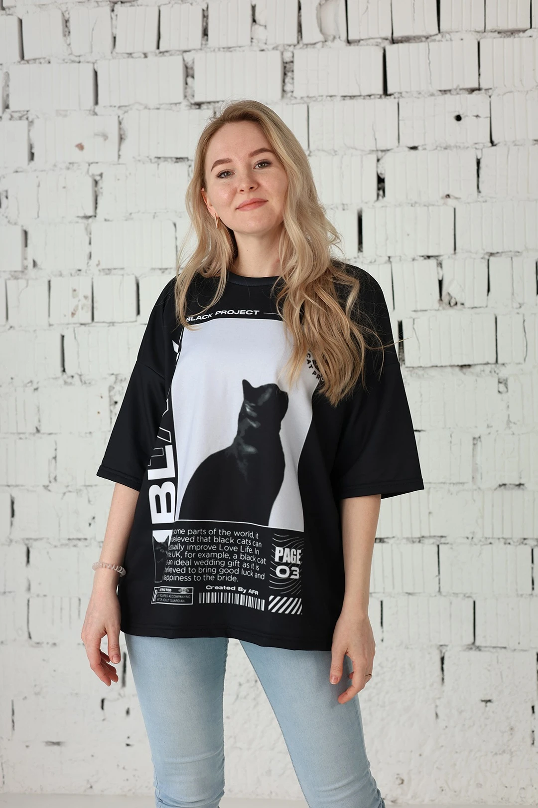 Футболка Макс оверсайз унисекс из кулирки с полной запечаткой "Black Project"#1 Футболка Макс оверсайз унисекс из кулирки с полной запечаткой "Black Project"#1