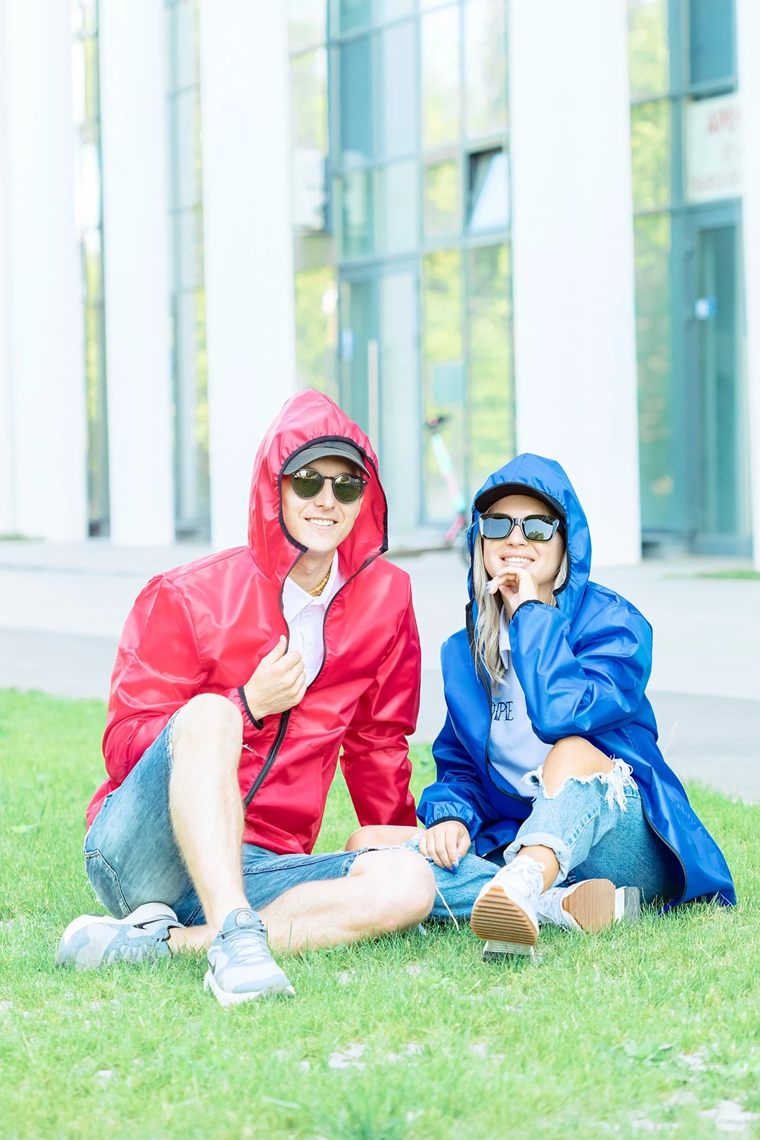 Ветровка Арчи унисекс, однотонная василек#5 Ветровка Арчи унисекс, однотонная василек#5