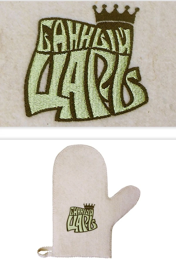 Рукавица банная однотонная#1 Рукавица банная однотонная#1