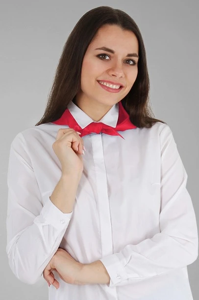 Косынка Лолла из шелка расцвечивания 40х40х70 см, однотонная#4 Косынка Лолла из шелка расцвечивания 40х40х70 см, однотонная#4