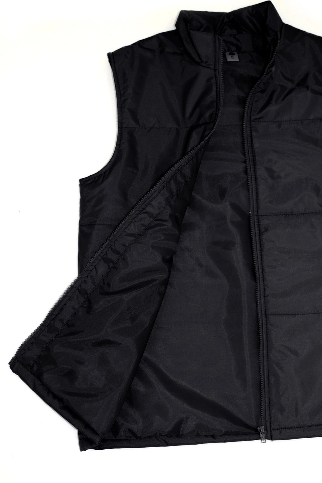 Жилет Оливер унисекс, однотонный черный#4