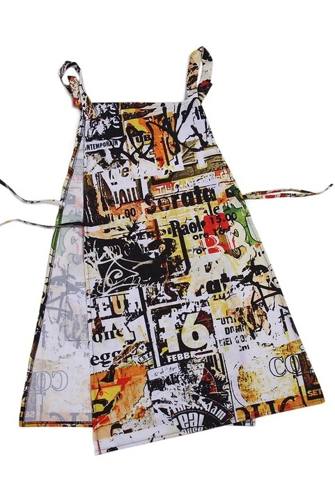 Фартук Конфетти с завязками на люверсах, с полной запечаткой "Zotto"#1