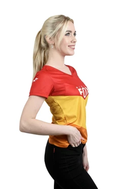 Футболка Гэлэкси V-ворот женская с полной запечаткой (полиэстер)#1