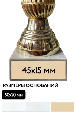 Шильд прямоугольный 45х15 мм#2