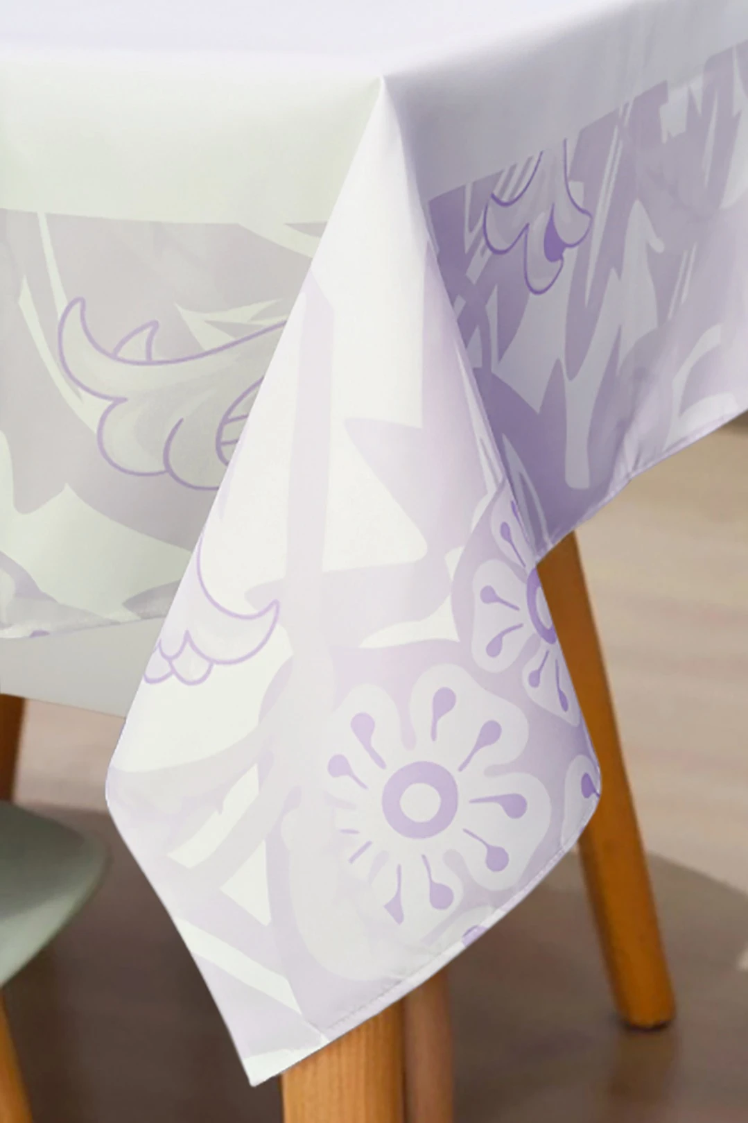 Скатерть квадратная 70х70 см, с полной запечаткой (полиэстер) "Minimalism"#2