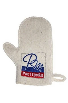 Купить рукавицу банную, однотонную "Рост Трейд"