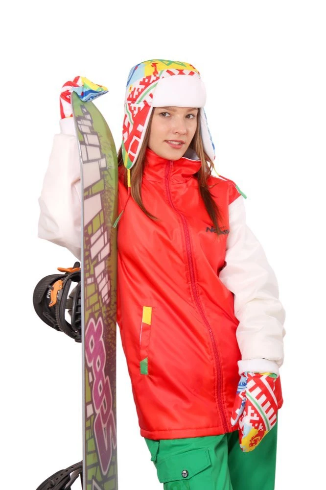 Варежки утепленные двухслойные взрослые, с полной запечаткой "Ornament"#4 Варежки утепленные двухслойные взрослые, с полной запечаткой "Ornament"#4