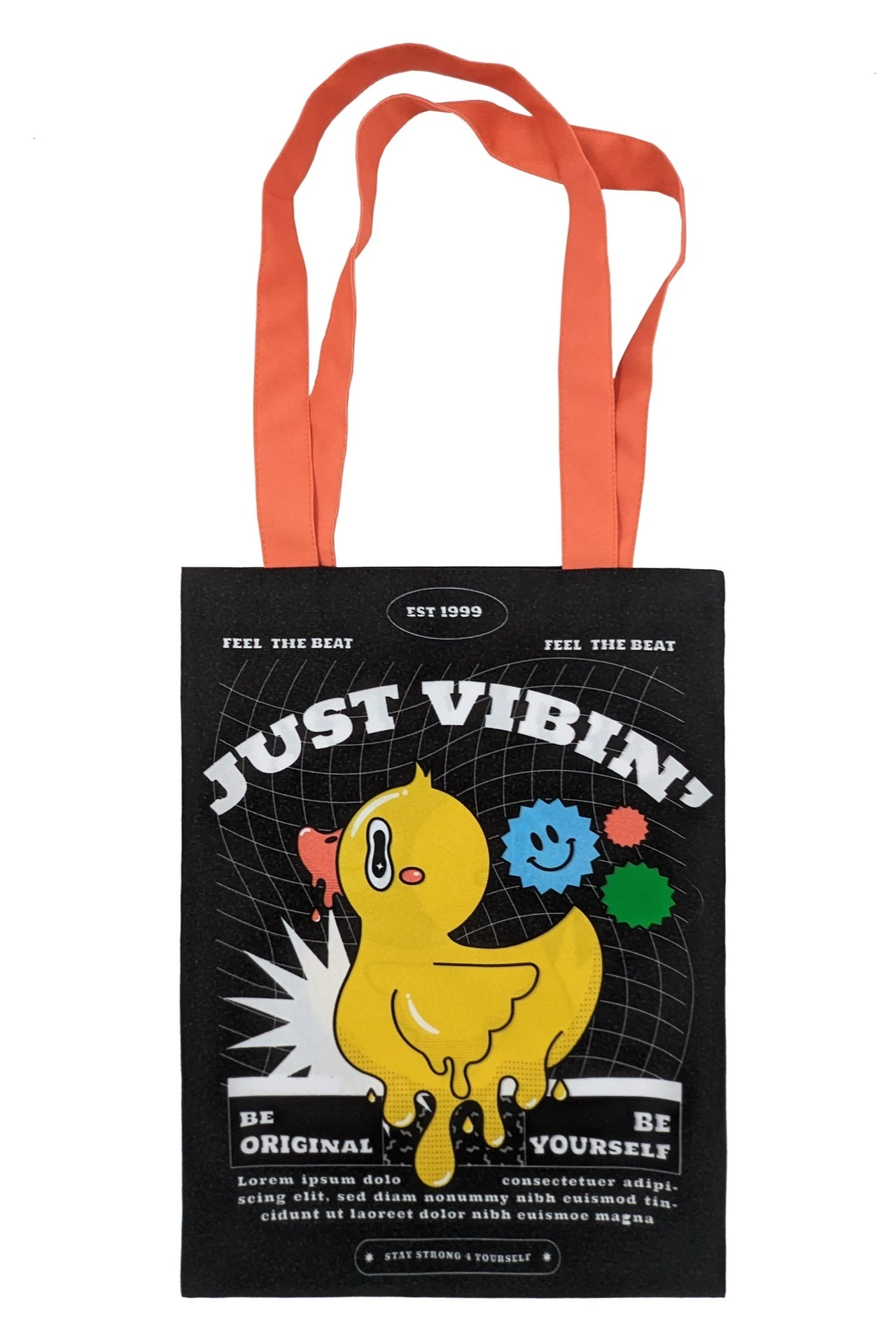 Купить сумку Лайт из габардина вертикальную, с полной запечаткой