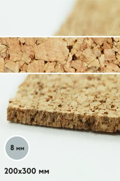 Купить пробку 200х300 мм 8 мм