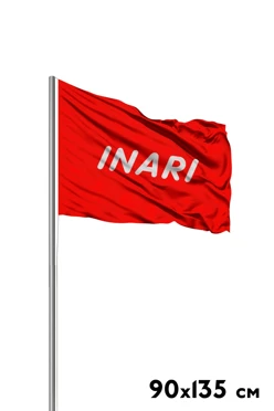 Купить флаг с логотипом фирменный 90х135 см