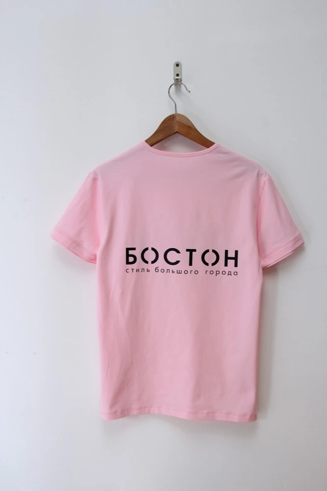 Футболка Атлетик унисекс однотонная "Boston"#3