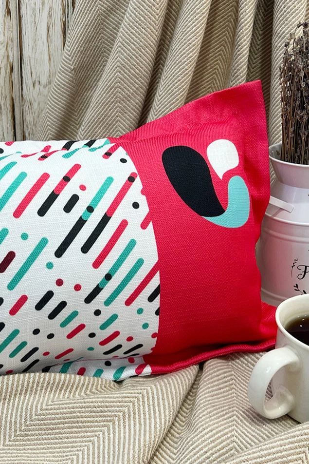 Подушка с бордюром 30х50 см, с полной запечаткой