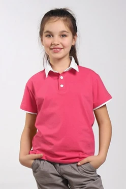 Купить футболку поло Найт детскую розовую