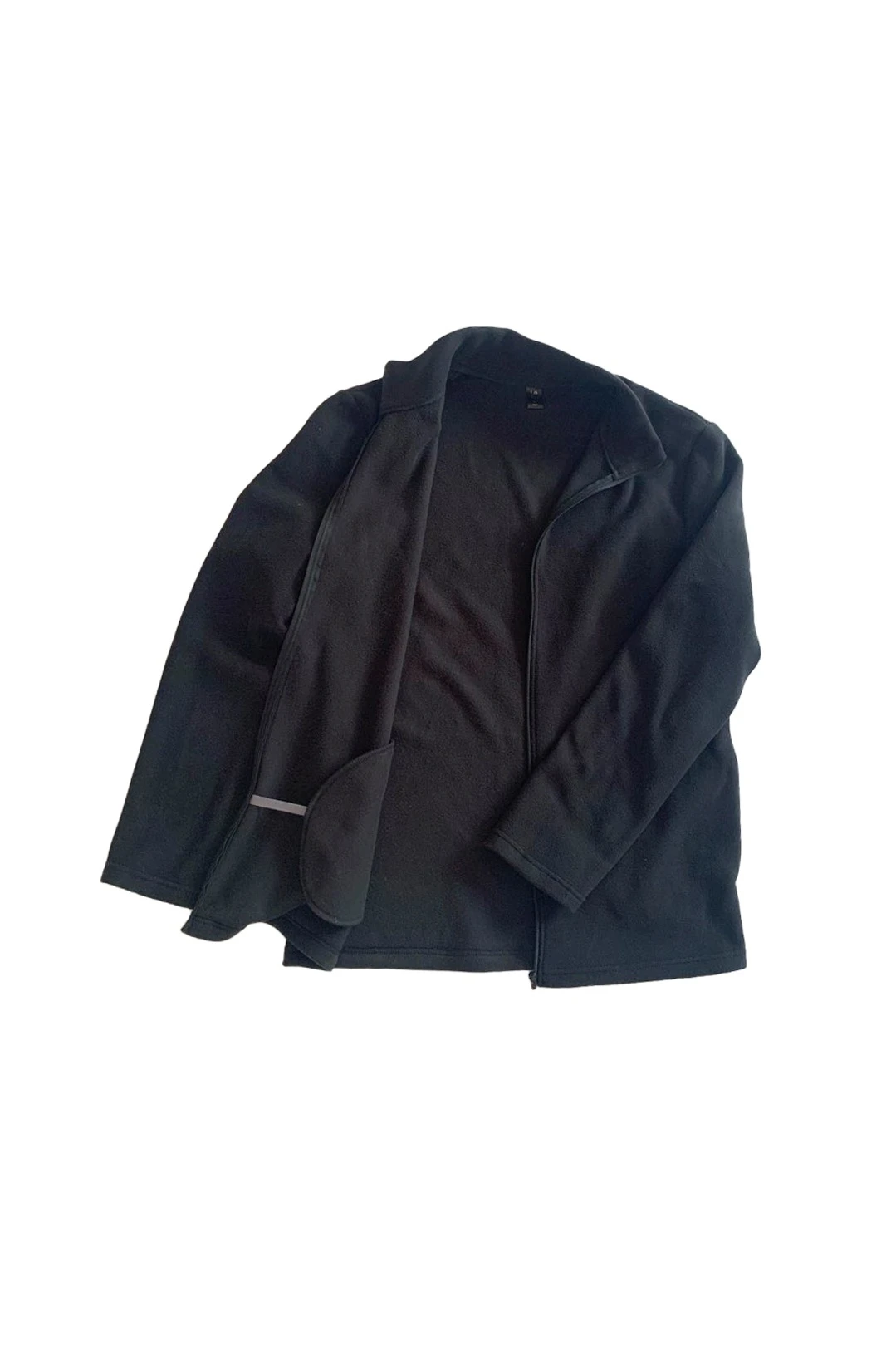 Толстовка Филл флисовая унисекс, однотонная черная#5