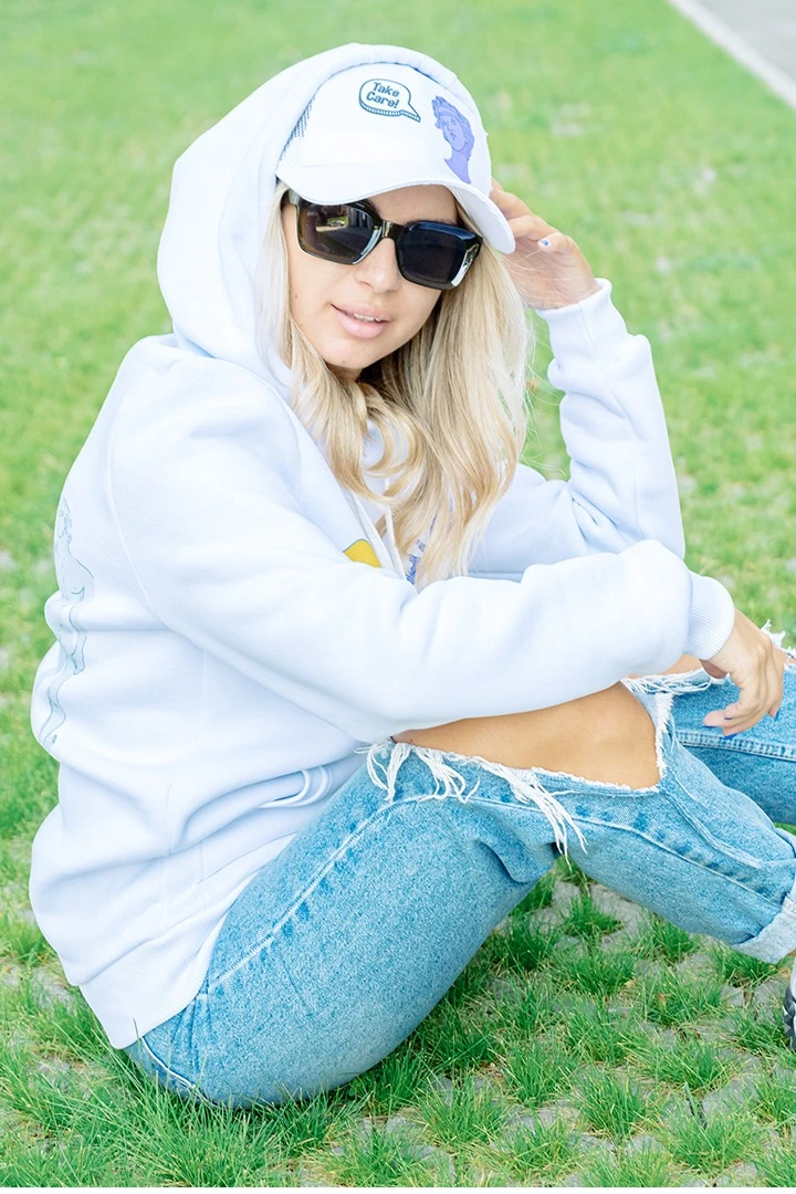 Купить худи Майк из футера унисекс, однотонная "Antic"