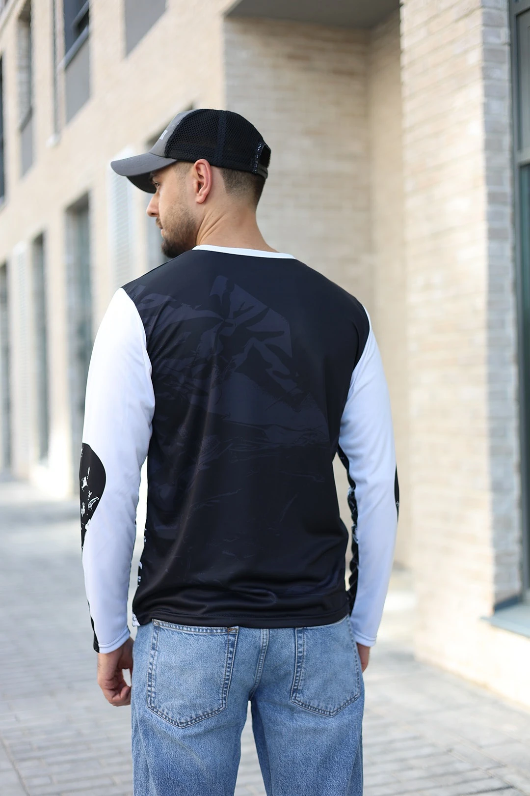 Лонгслив Гэлэкси Плюс унисекс из примы с полной запечаткой ''Animetrix"#3