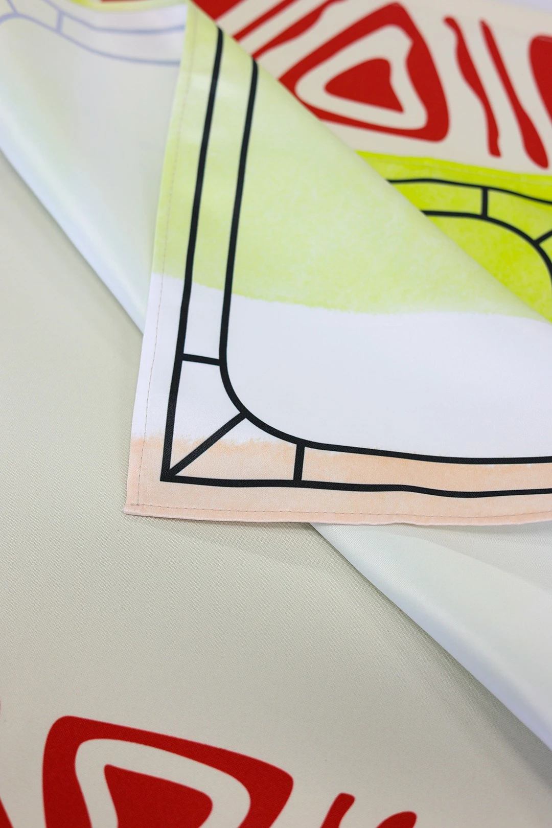 Купить салфетку квадратную 40х40 см, с полной запечаткой (полиэстер) "Salad"