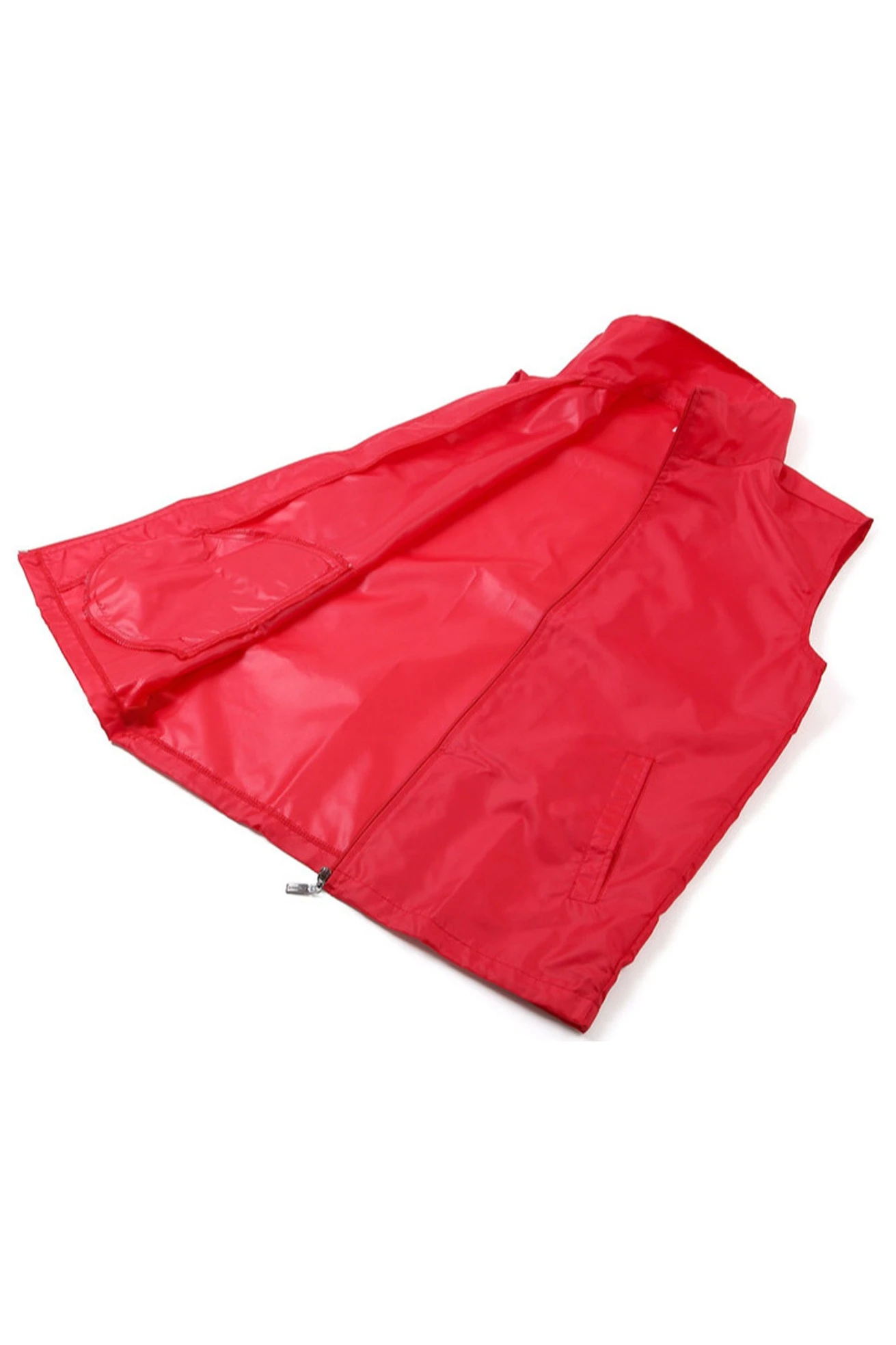 Жилет Брайт унисекс, однотонный красный#5