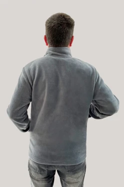 Толстовка Джейк флисовая унисекс, однотонная#2