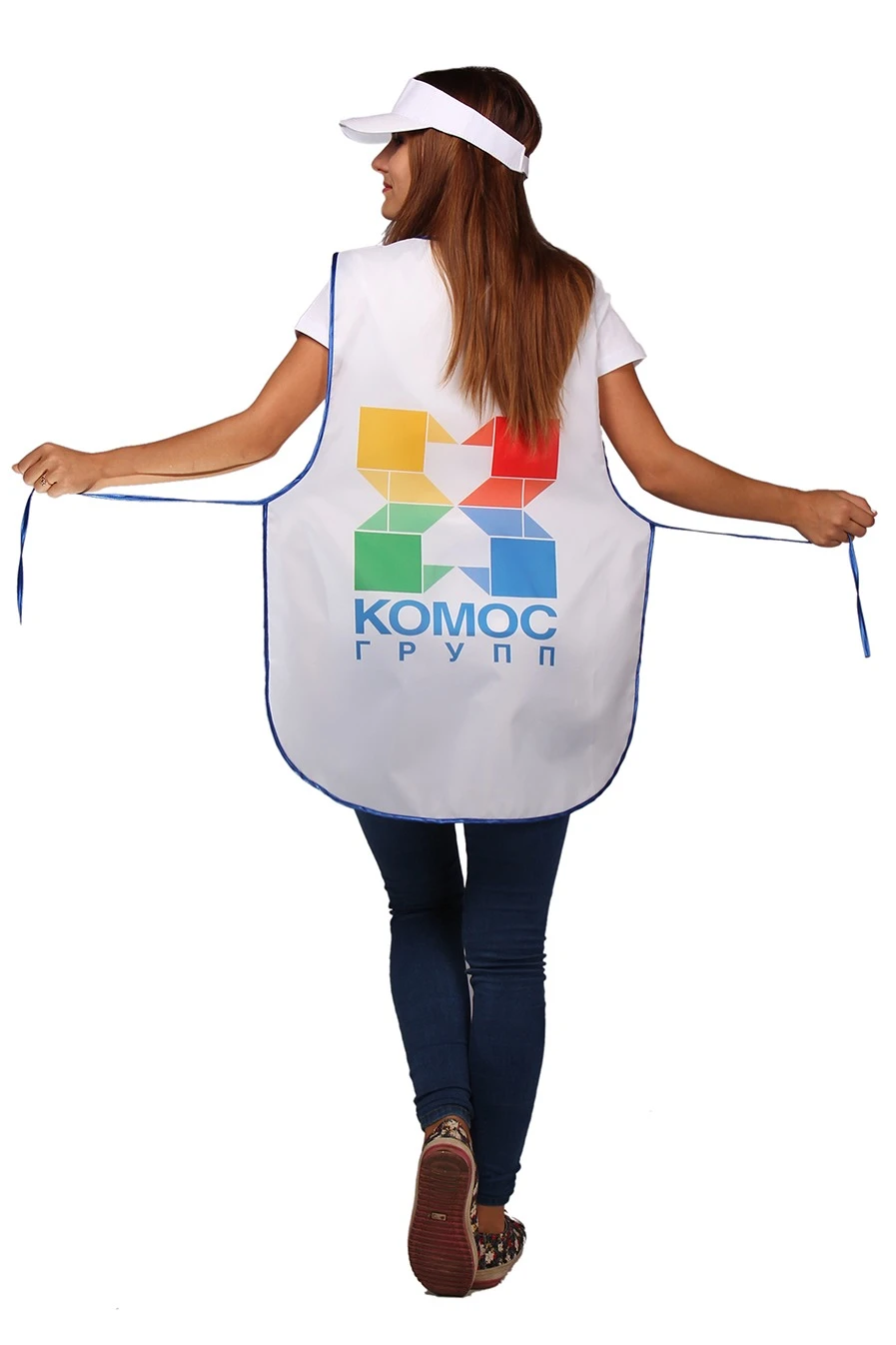 Накидка Флай 54х82 см, с полной запечаткой "KOMOS group"#2 Накидка Флай 54х82 см, с полной запечаткой "KOMOS group"#2