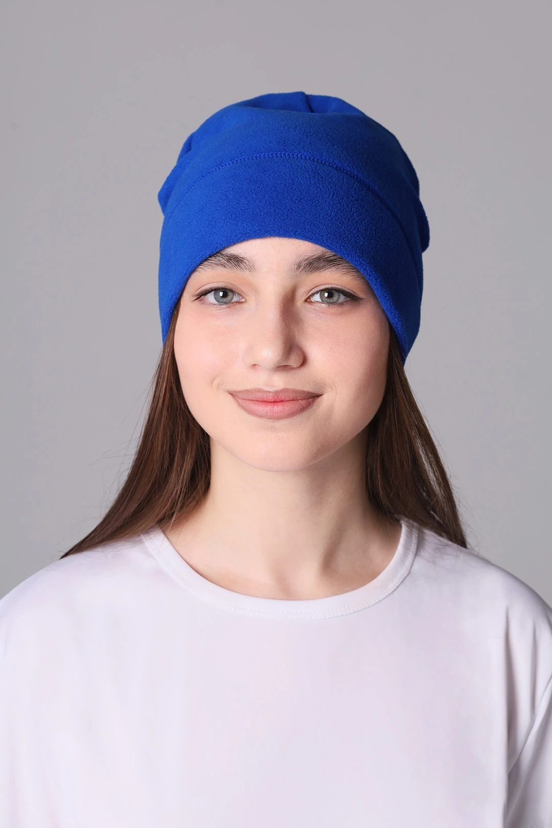 Купить шапку Бани флисовую однослойную взрослую, однотонную