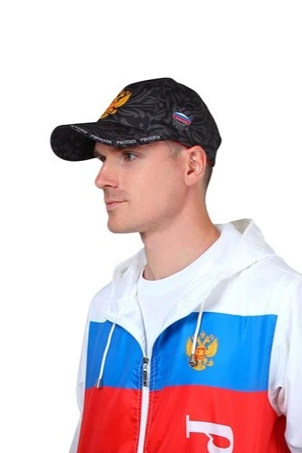 Купить бейсболку Стандарт взрослую "РОССИЯ"