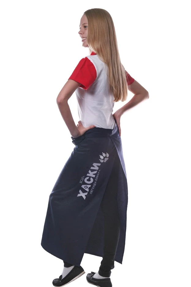 Фартук Шеф поясной с одним карманом, однотонный#1 Фартук Шеф поясной с одним карманом, однотонный#1