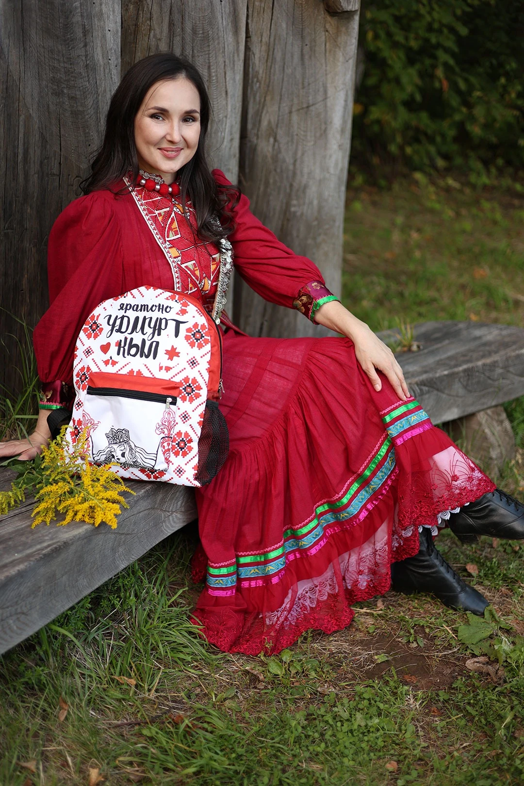 Рюкзак Кэрри мягкой формы 41х31х9,5 см, с принтом "I love you"#2